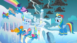 rainbow dash brings the blitz