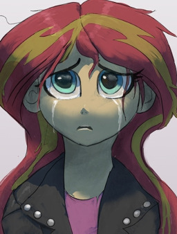 my little pony equestria girl sunset shimmer sad