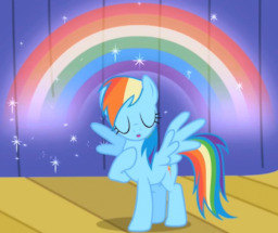 They don't call her Rainbow and Dash for nothing, Friendship is Magic