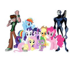 Ben 10 hot sale my little pony