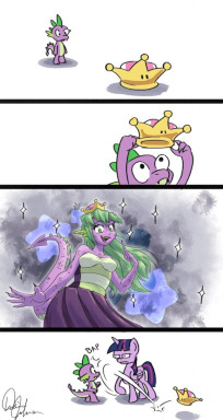 All Hail Queen Spike - Fimfiction