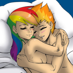 Mlp Rainbow Dash Human Porn - Spitfire and Rainbow's Erotic Encounter - Fimfiction