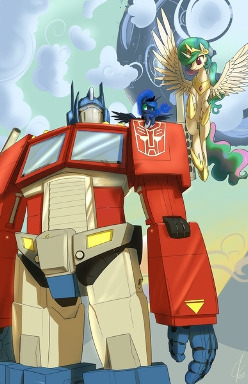 Resultado de imagen para Crossover de 'Transformers' con 'My Little Pony
