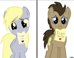 mlp derpy and dr whooves and dinky