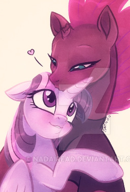 shadow and pinkie pie kiss