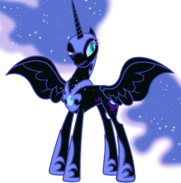 nightmare moon vector