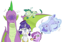 rarity and spike kids