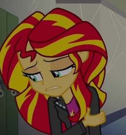 my little pony equestria girl sunset shimmer sad