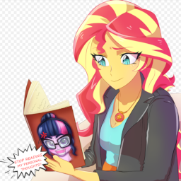 Sunset's Newest Book - Fimfiction