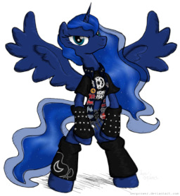 Luna Forms a Metal Band - Fimfiction