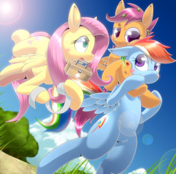 my little pony fluttershy family