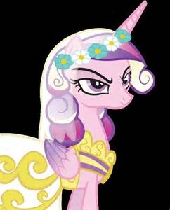 evil princess cadence wedding dress