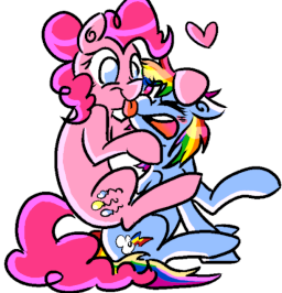 Pinkie pie best sale x rainbow dash