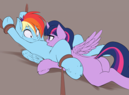 Mlp Bondage Porn - Tied Up in a Neat Little Bow - [Contains Futa] - Bound to ...