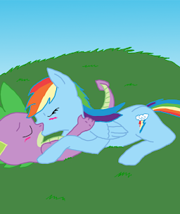 Spike and Rainbow Dash Love - Fimfiction