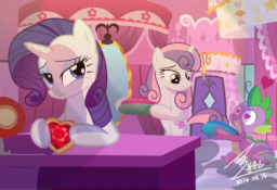 my little pony spike and sweetie belle