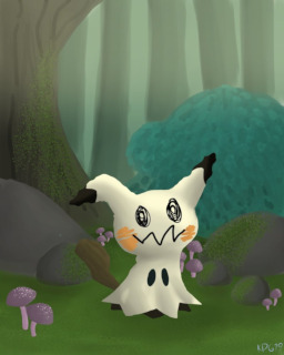 Tried to draw Mimikyu, Failed miserably