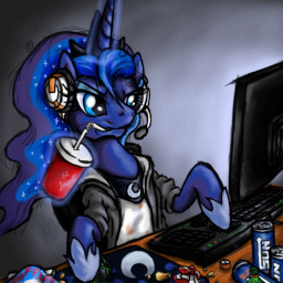 gamer luna wallpaper