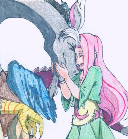 discord and fluttershy human