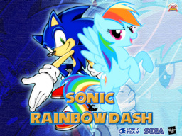 Sonic And Rainbow Dash Logo