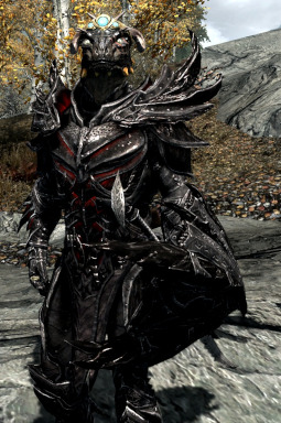 skyrim alduin armor