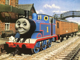 Thomas & Friends - James is a medium-sized engine.His six driving