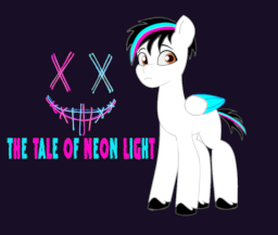 neon lights mlp human