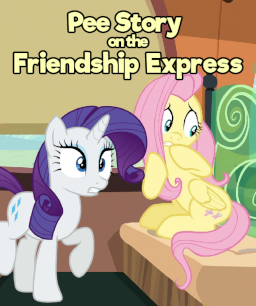 Pinkie Pie Drinking Piss Porn - Pee Story on the Friendship Express - Fimfiction