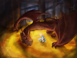 Celestia, meet Smaug. Smaug, meet Celestia. - The Greatest