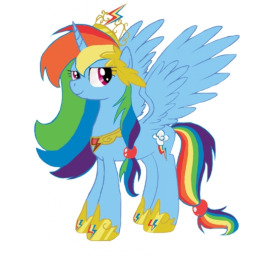 alicorn rainbow dash - Fimfiction