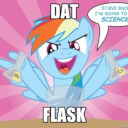 I'm Punkitt! Howdy! — rainbow dash plays against a mysterious new